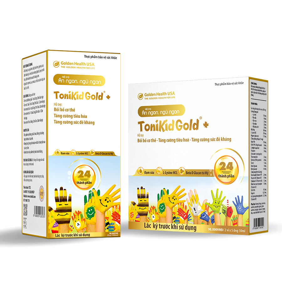 TONI KID GOLD- Bồi bổ cơ thể, tăng cường sức đề kháng