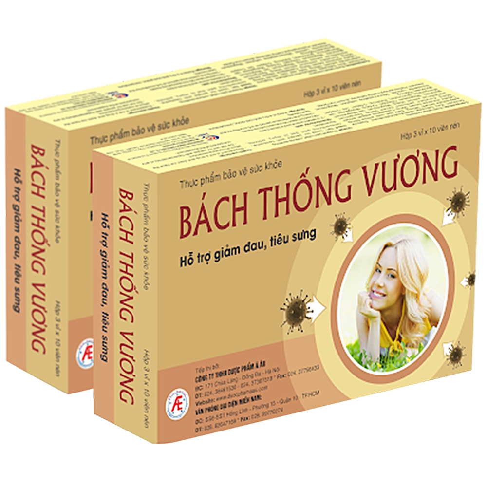 Viên Uống Hỗ Trợ Giảm Đau, Tiêu Sưng Bách Thống Vương