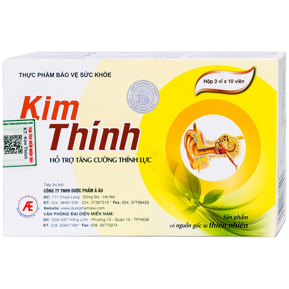Viên Uống Hỗ Trợ Tăng Cường Thính Lực Kim Thính
