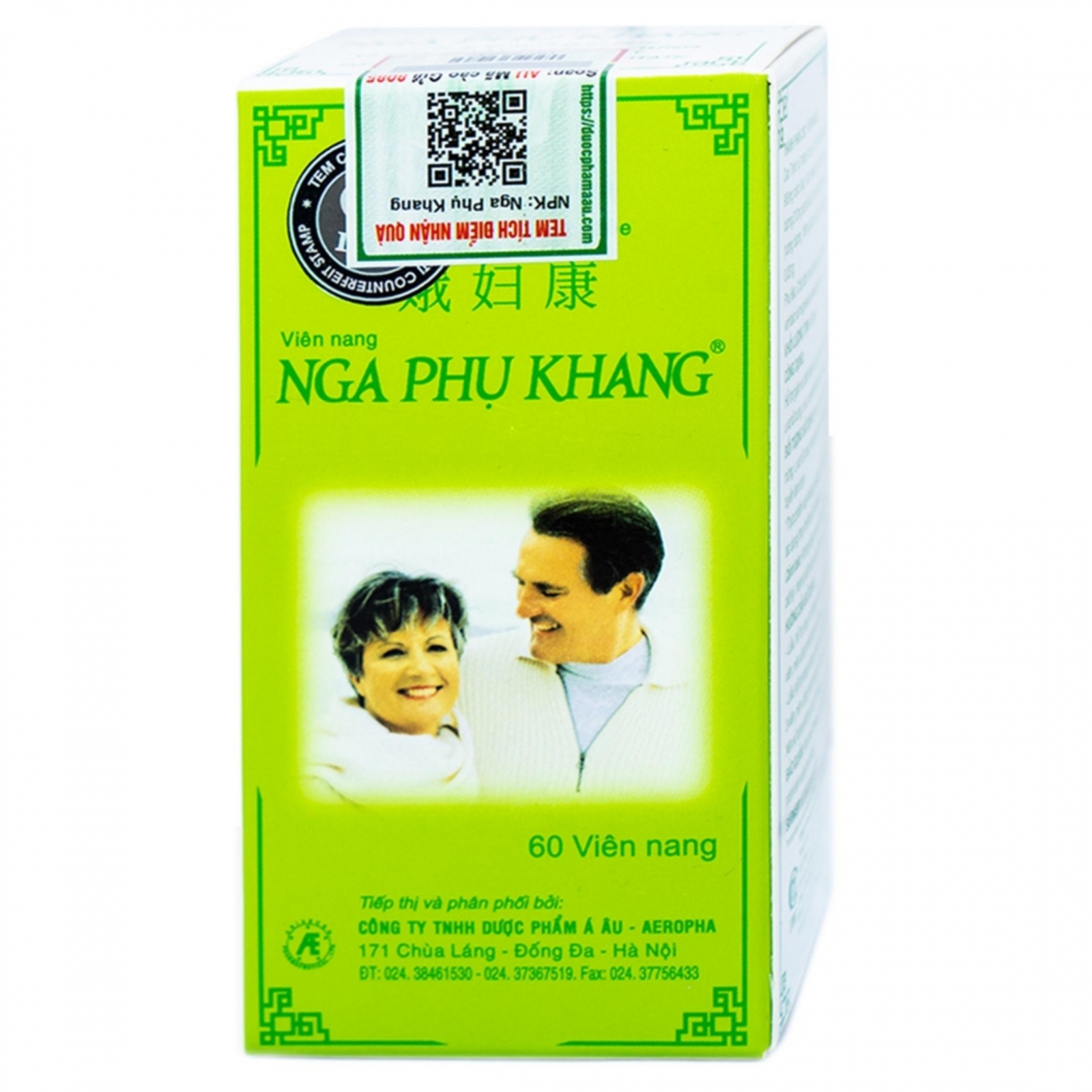 Viên Uống Nga Phụ Khang Hỗ Trợ Điều Trị U Xơ Tử Cung 60 Viên
