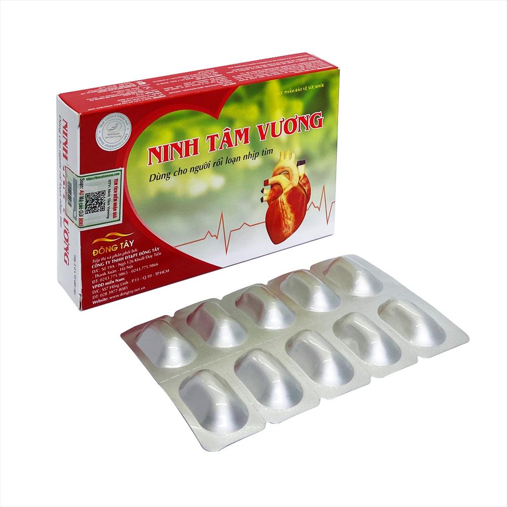 Viên Uống Cho Người Rối Loạn Nhịp Tim Ninh Tâm Vương 30 Viên