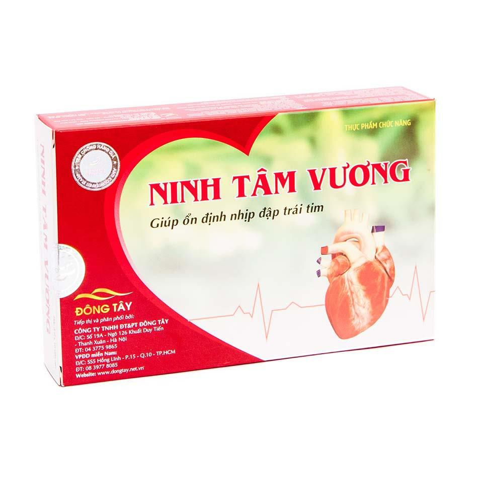 Ninh Tâm Vương, hỗ trợ phòng ngừa nguy cơ suy tim do rối loạn nhịp tim