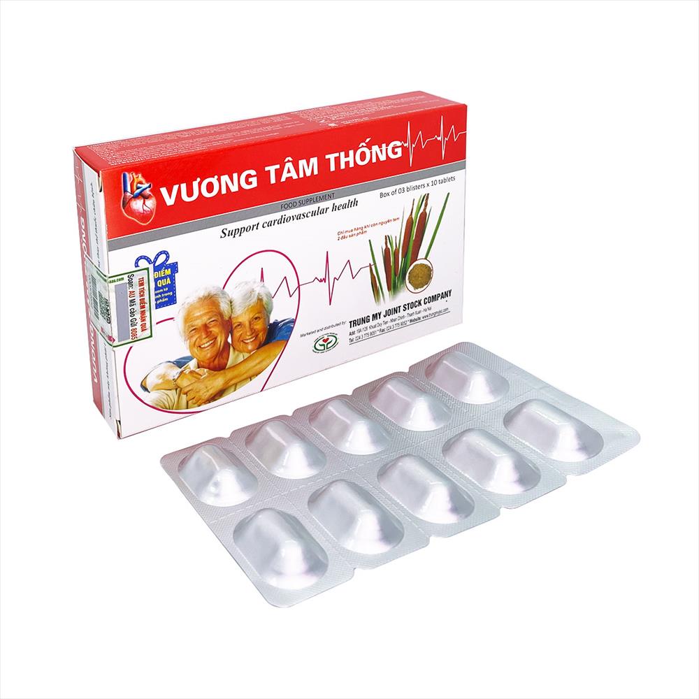 Viên Uống Hỗ Trợ Điều Trị Bệnh Đau Tim Vương Tâm Thống