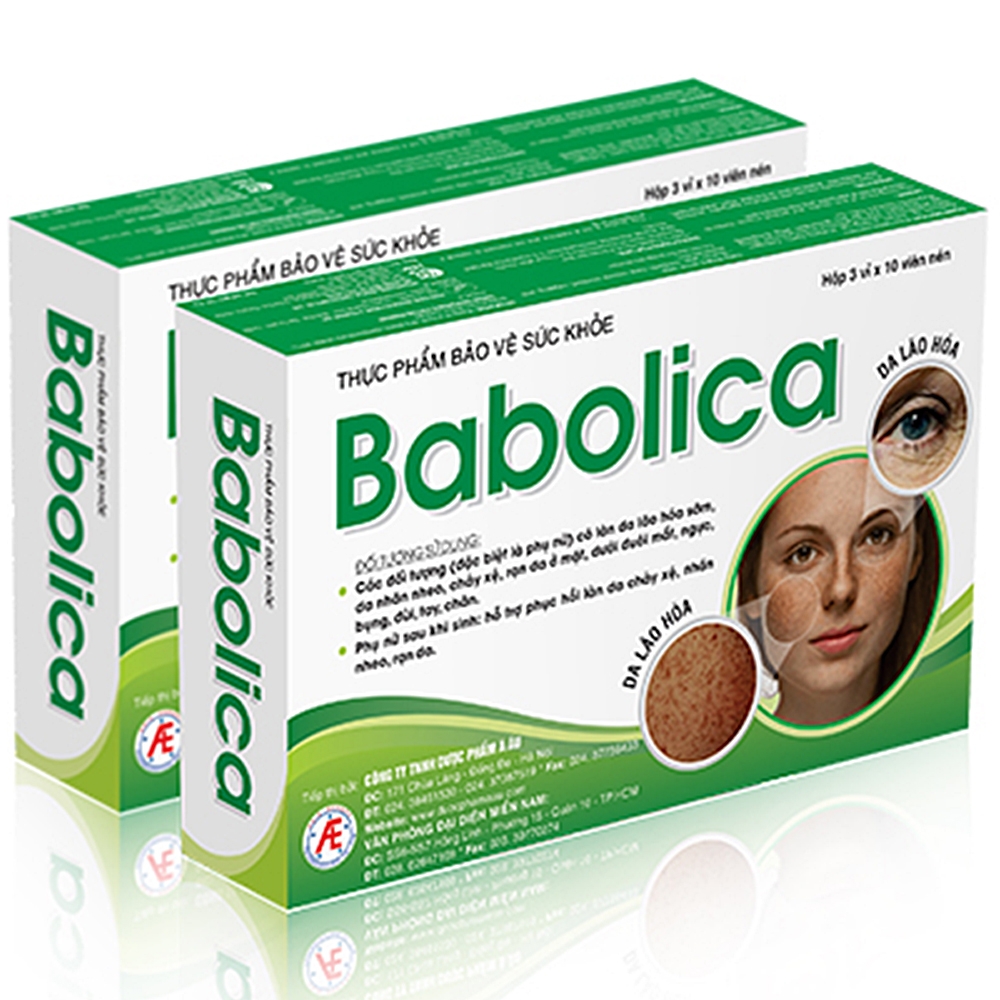 Viên Uống Ngăn Ngừa Lão Hóa Da Babolica