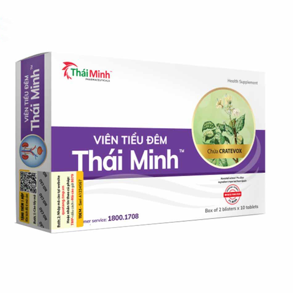 Viên Tiểu Đêm Thái Minh - Hỗ Trợ Giảm Tình Trạng Tiểu Không Tự Chủ Do Chức Năng Thận Kém