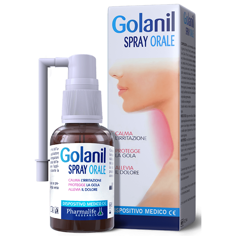 FITO GOLANIL JUNIOR SPRAY ORALE - HỖ TRỢ GIẢM HO NHANH, ĐAU RÁT HỌNG, KHẢN GIỌNG CHO TRẺ