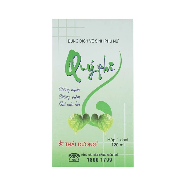 Dung Dịch Vệ Sinh Phụ Nữ Quý Phi Thái Dương Chống Ngứa, Chống Viêm, Khử Mùi 120Ml