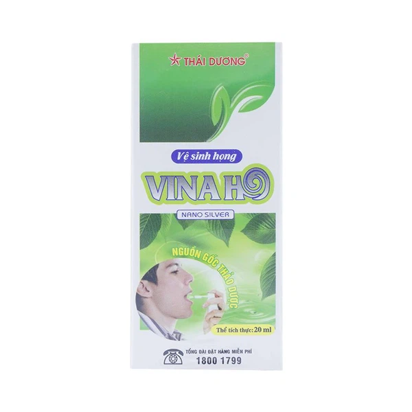 Vệ Sinh Họng Vinaho Thái Dương 20Ml
