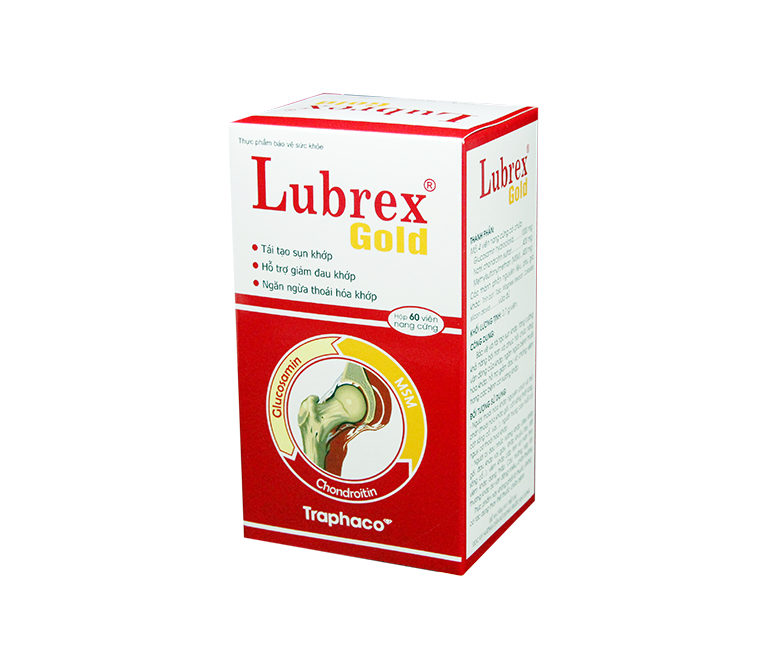 Viên uống Lubrex Gold tái tạo sụn, giảm đau khớp hộp 6 vỉ x 10 viên
