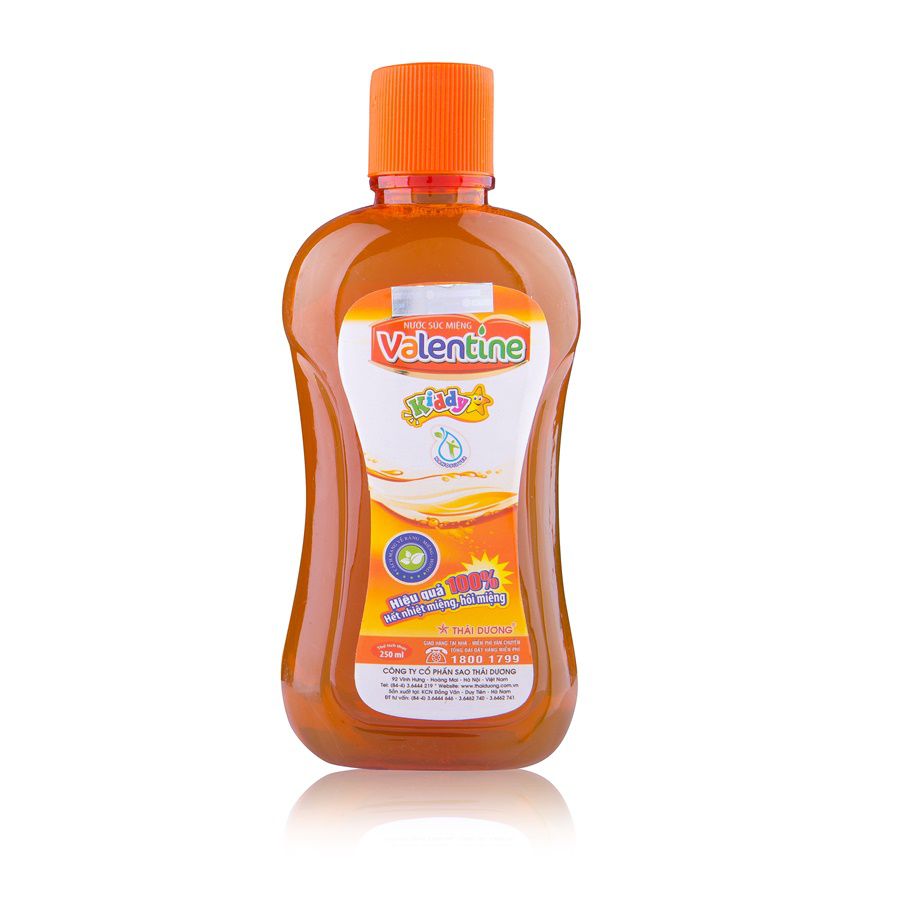 Nước Súc Miệng Thái Dương Valentine For Kisses 100% Hết Nhiệt Miệng, Hôi Miệng 500Ml