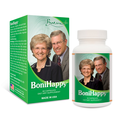 Viên Uống Bonihappy Botania Hỗ Trợ Điều Trị Mất Ngủ (Hộp 60 Viên)