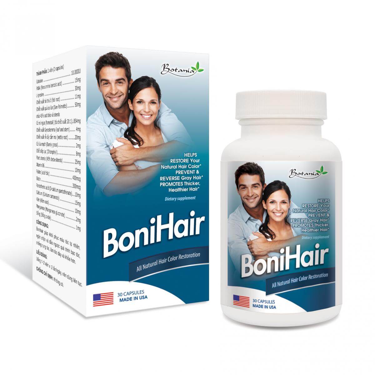 Viên Uống Đẹp Tóc Boni Hair 30 Viên