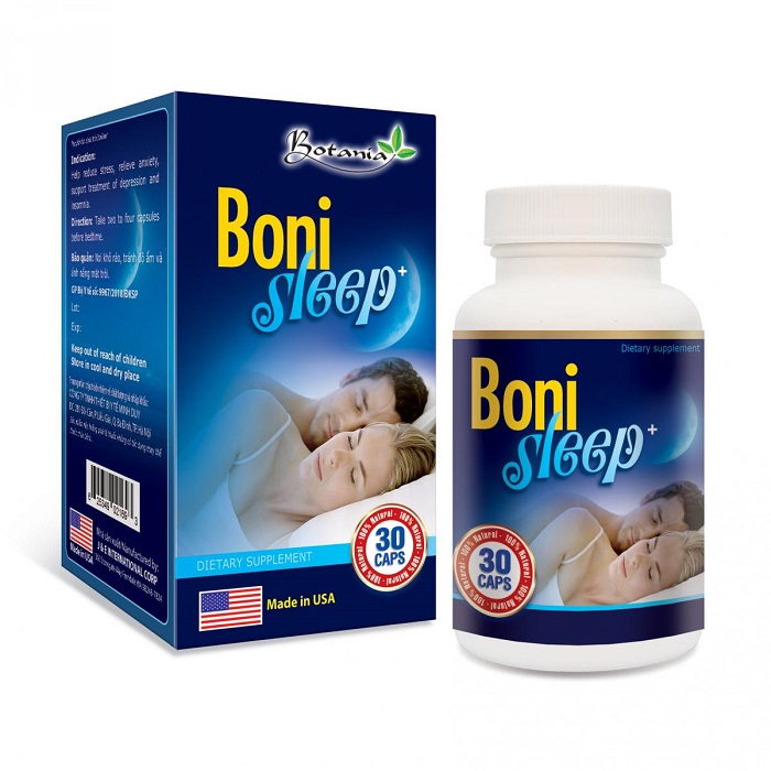 Viên Uống Ngủ Ngon Bonisleep Botania 30 Viên
