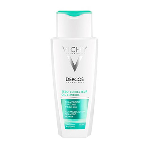 Dầu gội kiểm soát nhờn Vichy Dercos, giúp kiểm soát bã nhờn, làm sạch da đầu