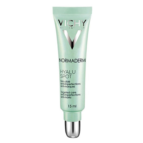 Gel dưỡng giảm mụn Vichy Normaderm HyaluSpot, làm sạch da, ngăn ngừa mụn, se khít lỗ chân lông