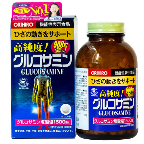 Glucosamine Orihiro, hỗ trợ nuôi dưỡng khớp khỏe mạnh, hàng nhập khẩu chính hãng