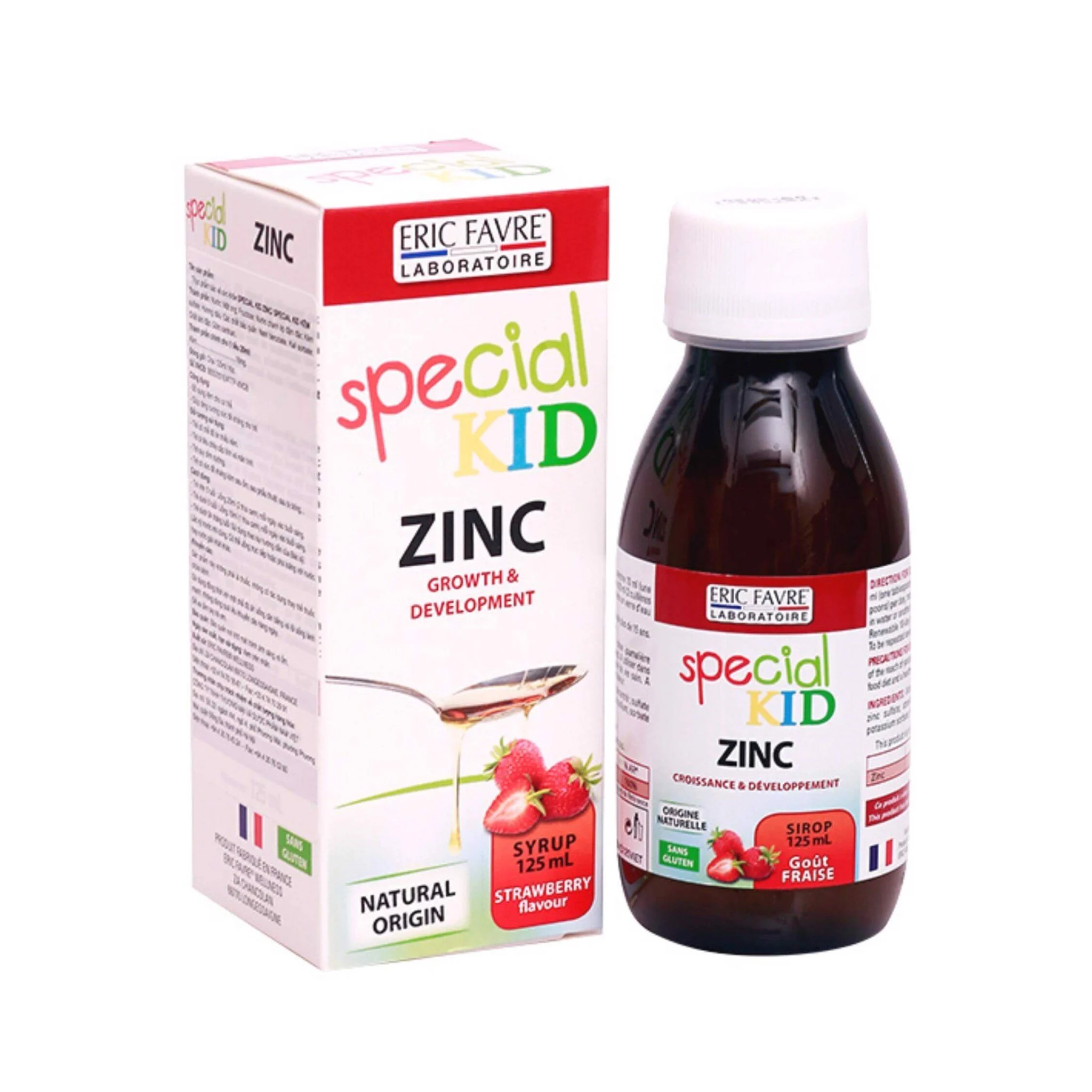 Siro Special Kid Zinc Eric Favre Bổ Sung Kẽm, Tăng Đề Kháng Cho Trẻ (Chai 125Ml)