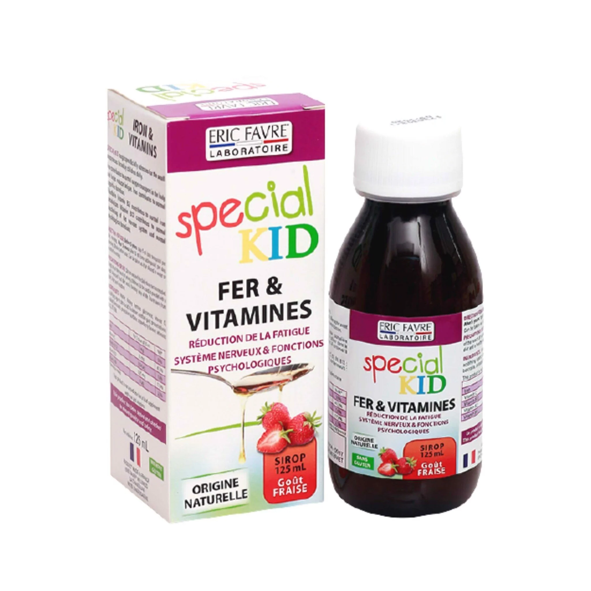 Siro Bổ Sung Sắt Và Các Vitamin Special Kid Fer & Vitamines Eric Favre 125Ml