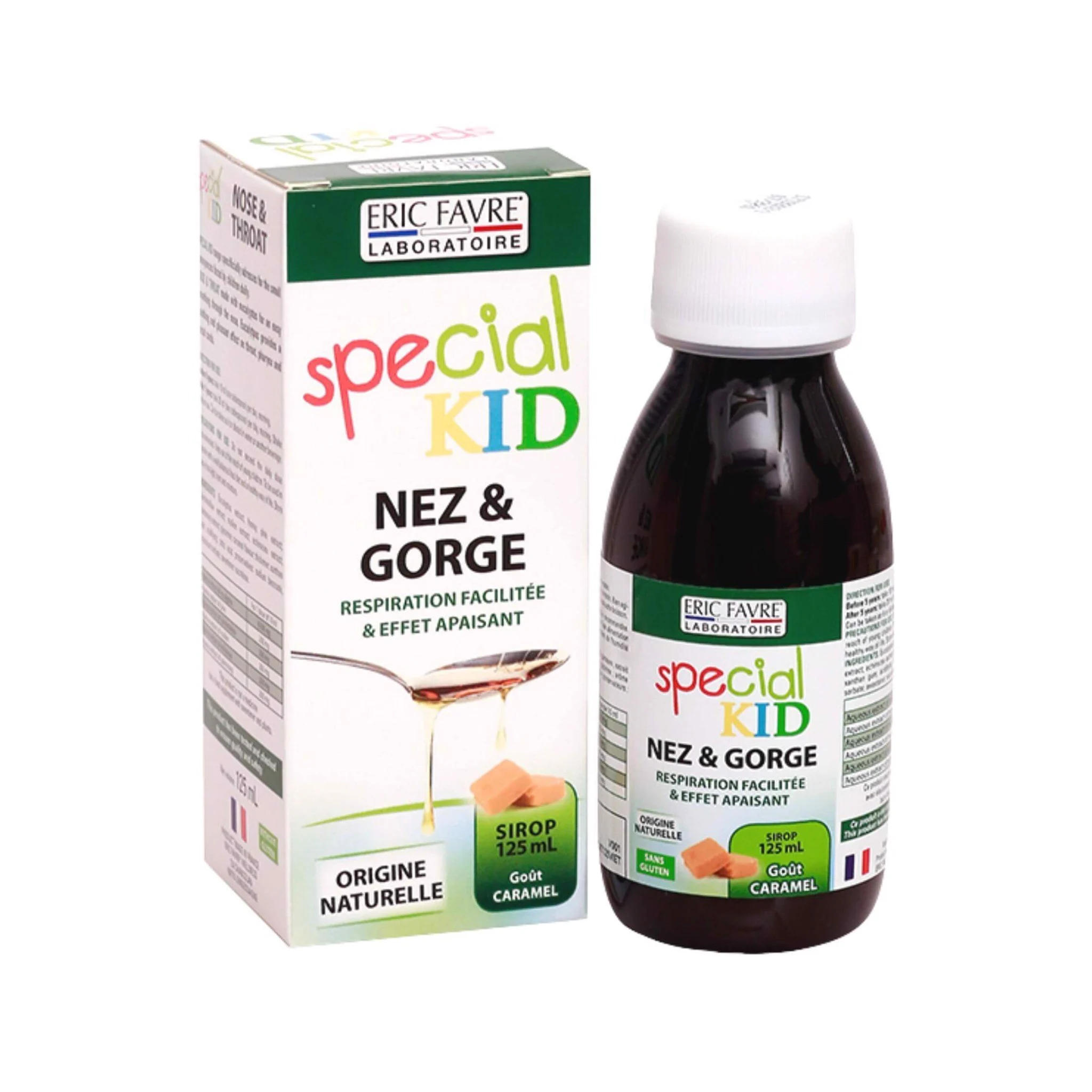 Siro Giảm Ho Cho Trẻ Special Kid Nez & Gorge Eric Favre 125Ml