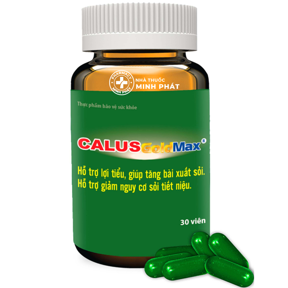 CALUS GOLD MAX- Giúp hỗ trợ thông tiểu cho người bí tiểu do sỏi thận, sỏi bàng quang.