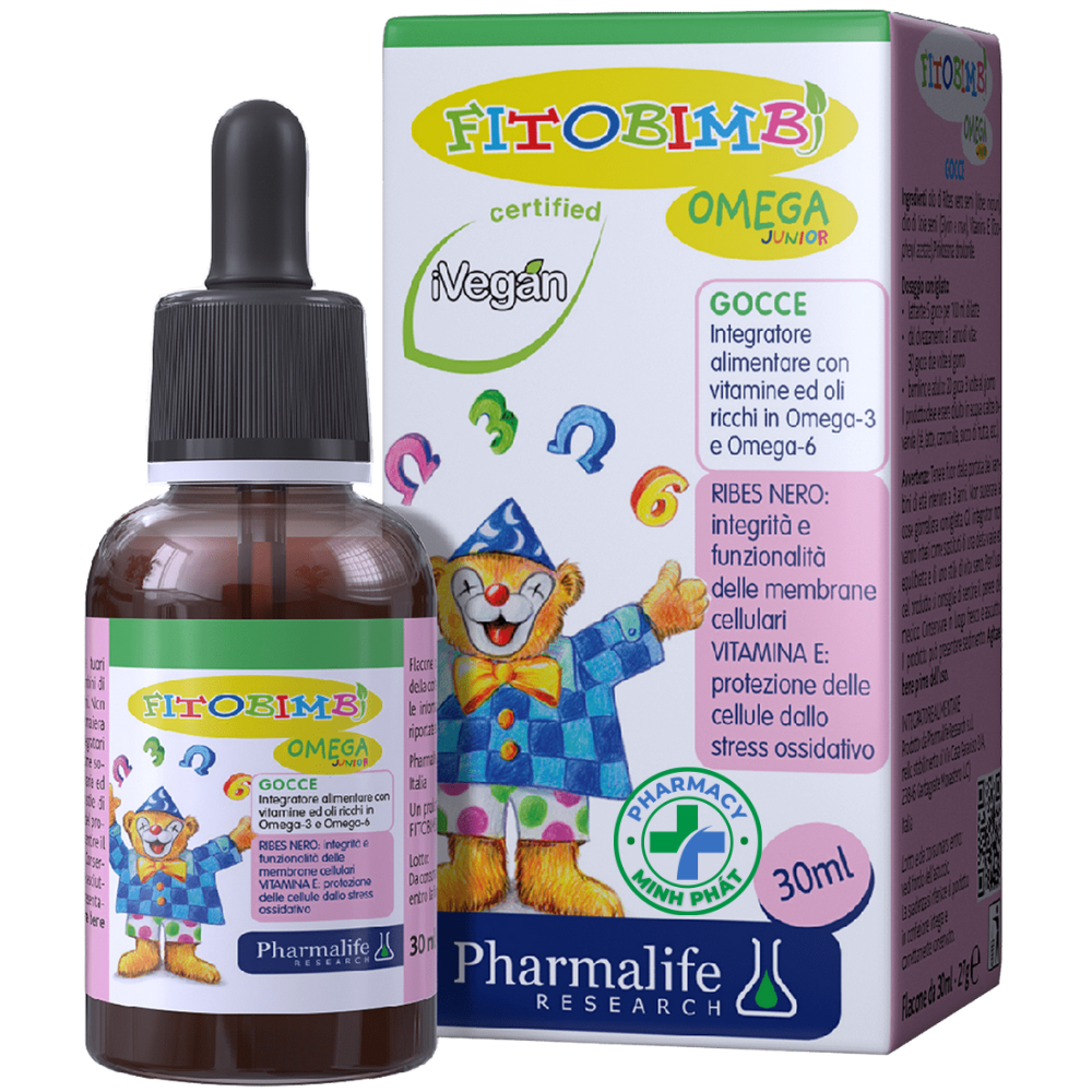 FITOBIMBI OMEGA JUNIOR - HỖ TRỢ PHÁT TRIỂN NÃO BỘ VÀ MẮT