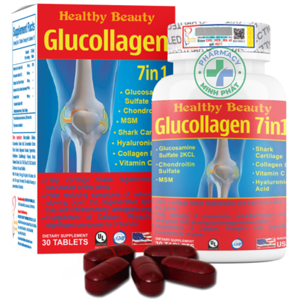 GLUCOLLAGEN 7 IN 1 - Bổ sung toàn diện cho khớp, giúp khớp khỏe mạnh.