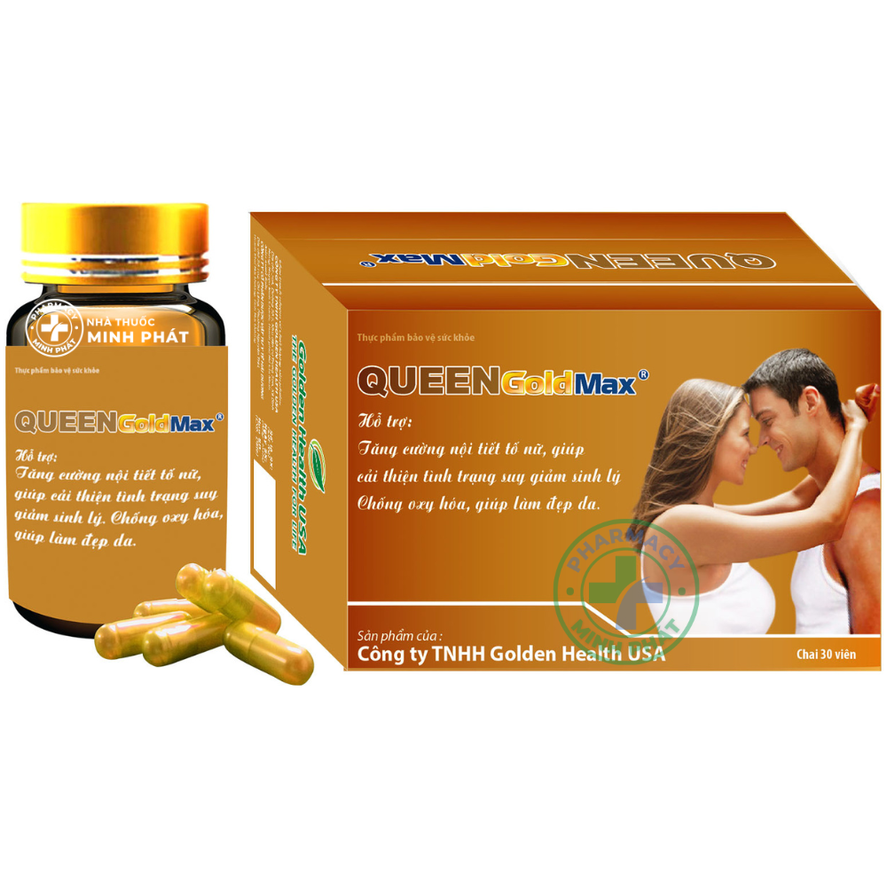 QUEEN GOLD MAX - Phục hồi, cải thiện sức khỏe và sinh lý nữ.