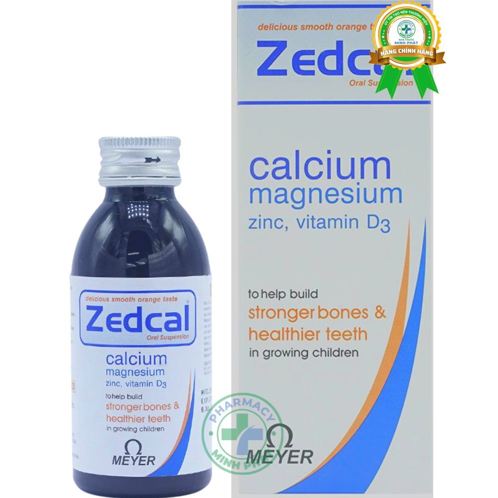 Dung Dịch Zedcal Meyer Bổ Sung Canxi & Khoáng Chất 100Ml