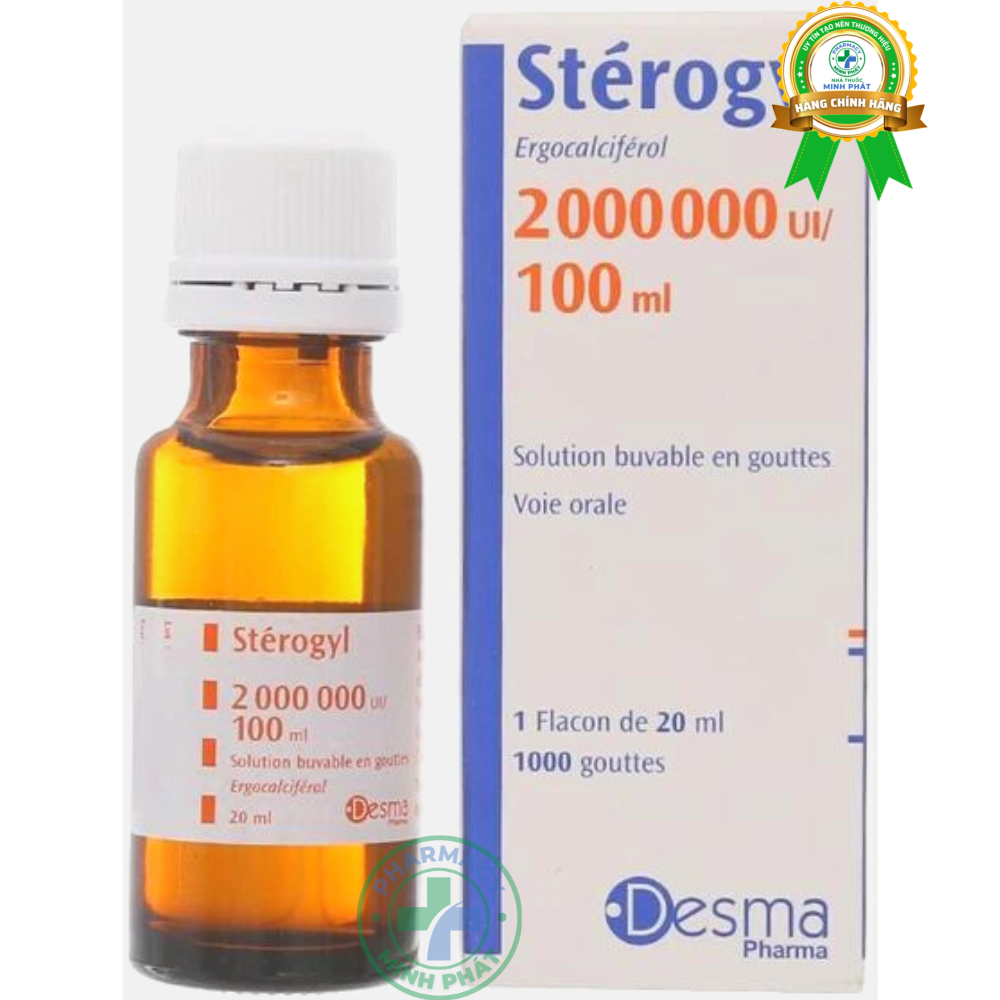Sterogyl - Phòng ngừa và điều trị thiếu hụt vitamin D.