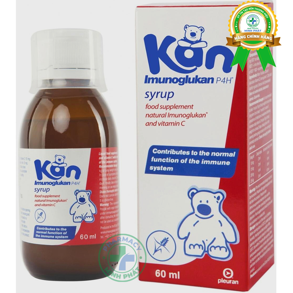 Syrup Kan Tăng Cường Đề Kháng, Miễn Dịch Ở Trẻ Em (Chai 120Ml)