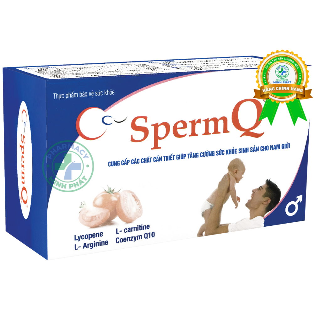 Viên Uống Sperm Q Tây Âu Tăng Khả Năng Sinh Sản Ở Nam Giới 60 Viên